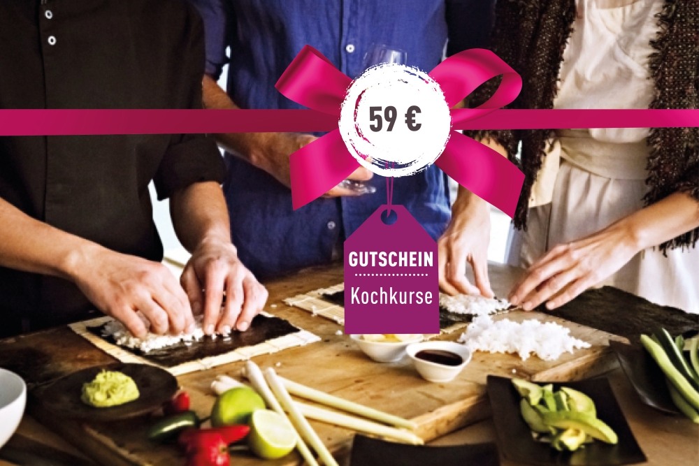 Kochkurs-Gutschein: Kochkurs-Gutschein 59€