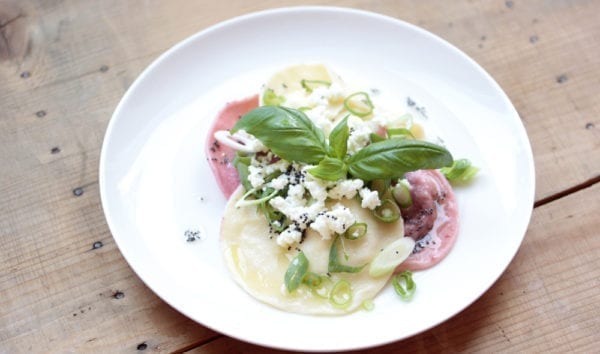 Frische Rote-Beete-Ravioli