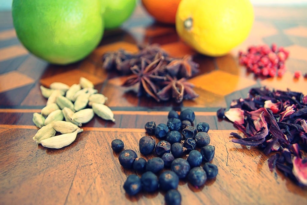 Botanicals in Gin - Wacholder, Sternanis, Hibiskus und Zitrusschalen sind nur einige der möglichen Aromengeber
