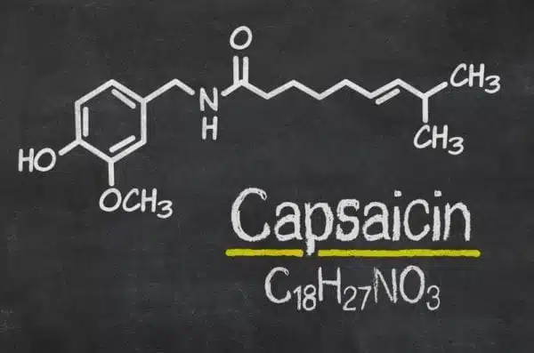 Chemische Formel für Capsaicin