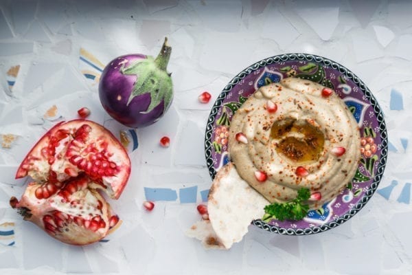 Baba Ganoush - Auberginenmus mit Sesampaste Tahini