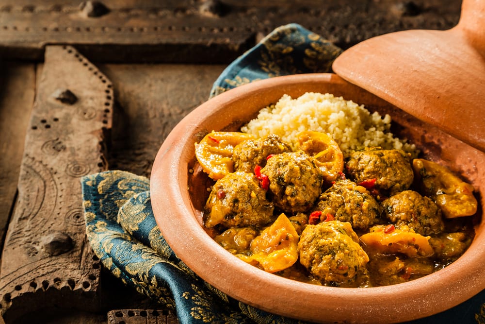 Original Tajine aus Lehm unglasiert