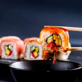 Sojasauce für Sushi