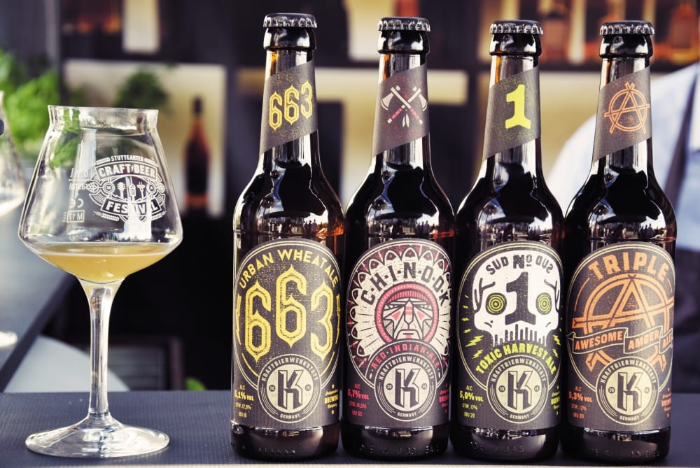 Exklusive Firmenevents und einzigartige Kochmomente bei "mein Kochstudio" in Stuttgart mit Profikoch Thomas Grau - Auswahl Craft Beer | Miomente Entdeckermagazin