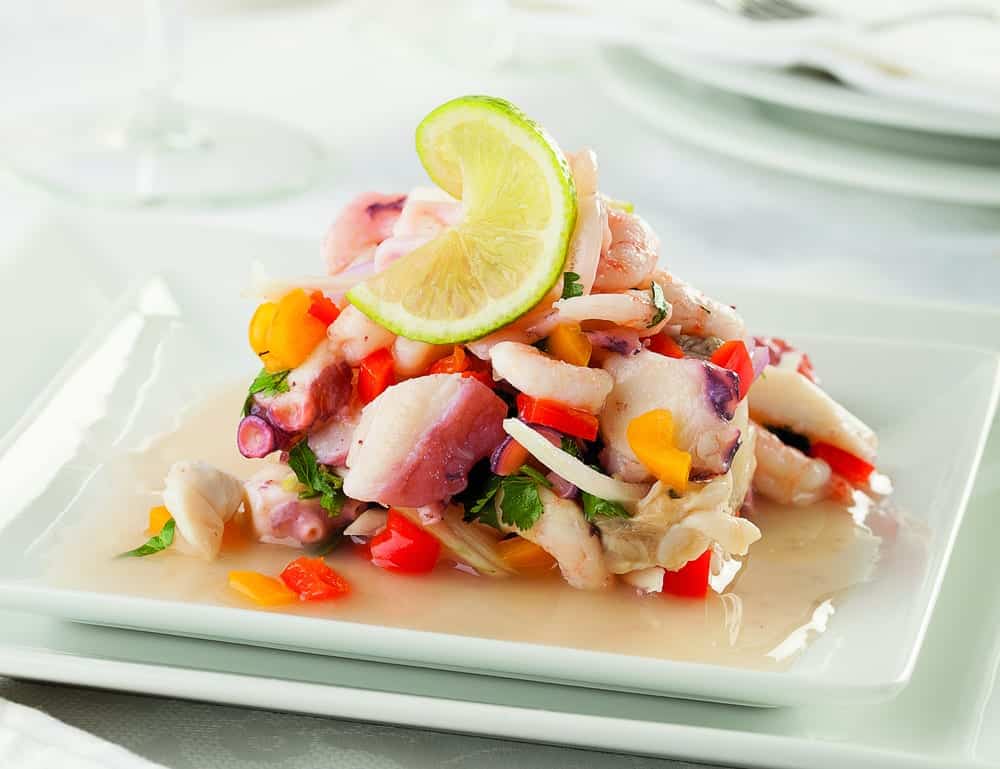 Ceviche - das peruanische Nationalgericht.