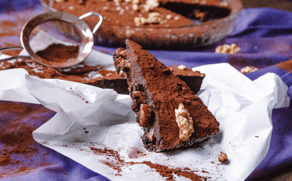 Rezept für einen saftigen Schokoladekuchen mit roter Bete, Feigen und Walnüssen – Backkurse bei Miomente | Entdeckermagazin