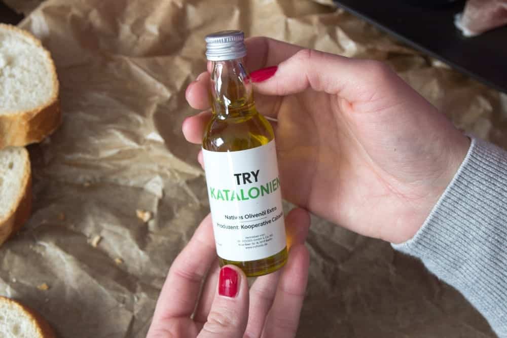 1. Olivenöl: Katalonien – Mildes Öl von der Kooperative Cabecas. 100 % aus der Sorte Arbequina.