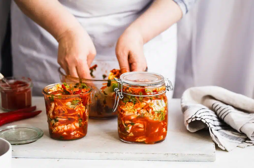 Kimchi fermentieren bei zimmertemperatur