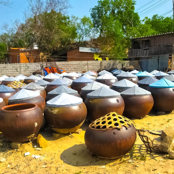 Fermentierung von Fischsauce in Vietnam