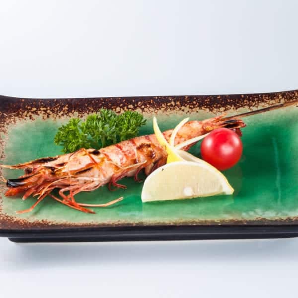 Kaiseki - gegrillte Garnele