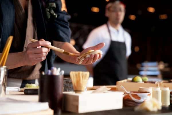 Was ist Omakase - Sushi-Menü nach Entscheidung des Kochs