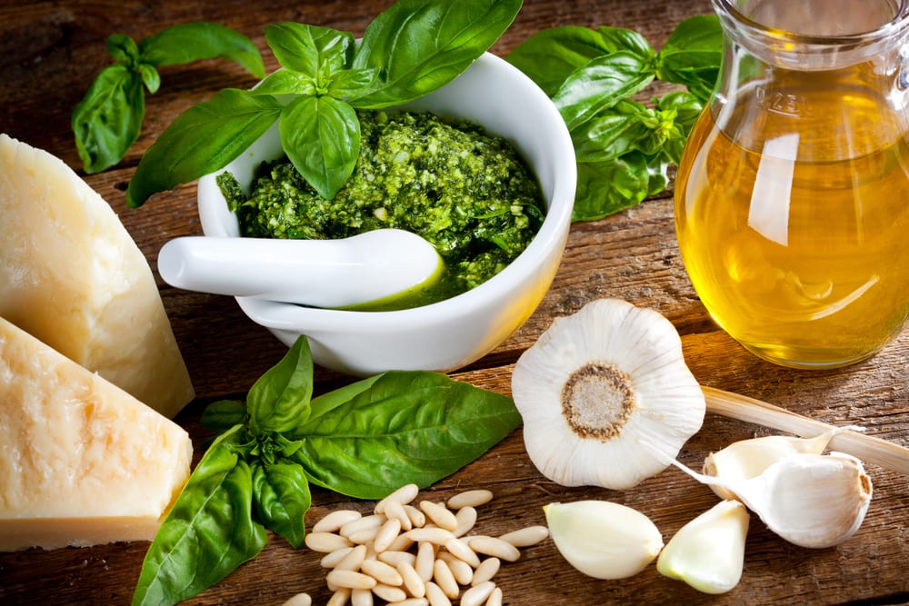Olivenöl für Pesto Genovese