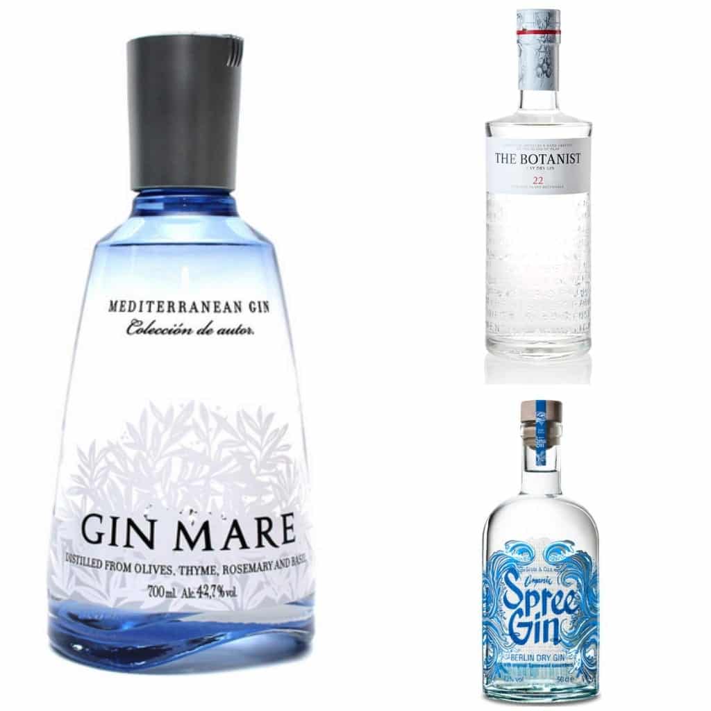 Kräuterbetonte Gins