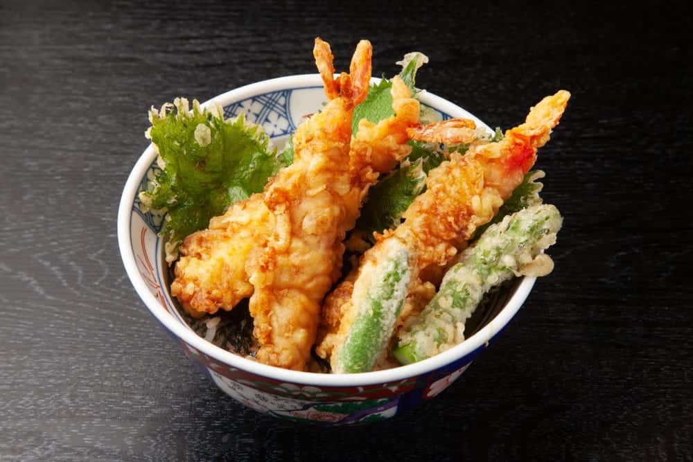 frittiertes Tempura mit Shiso