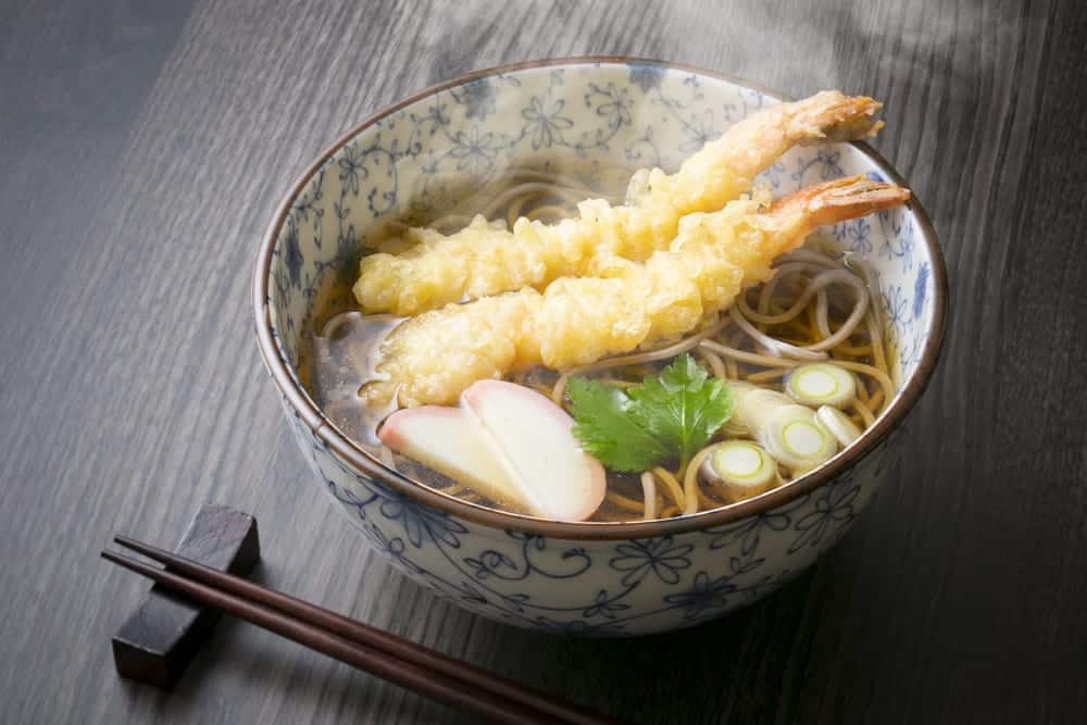 Tempura in Soba-Miso