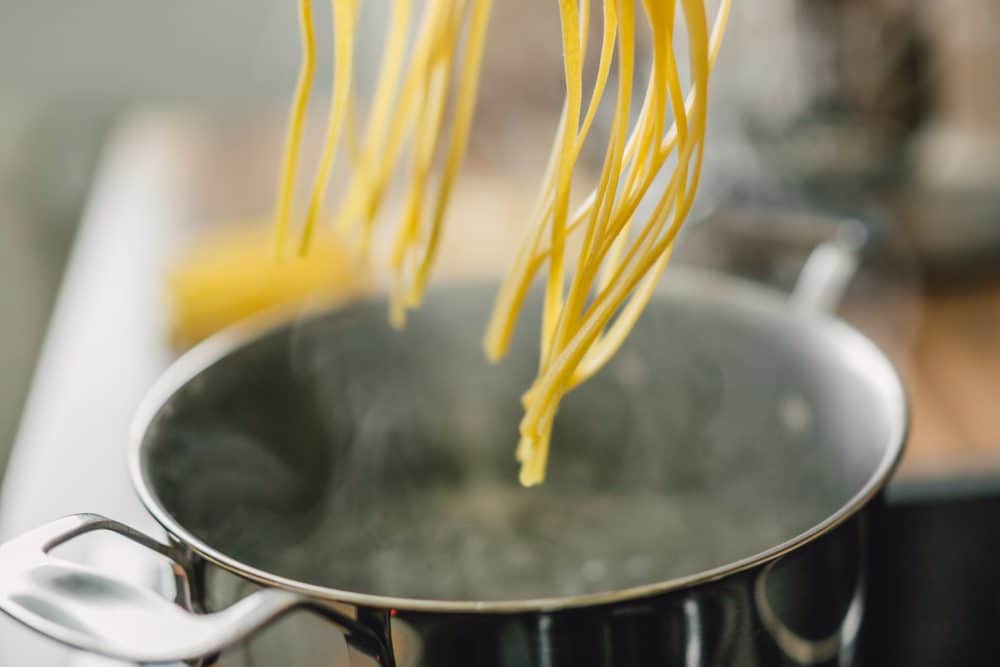Frische Pasta nur kurz kochen