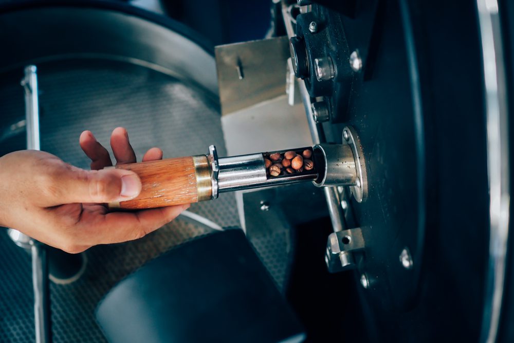 Kontrolle des Röstgrads