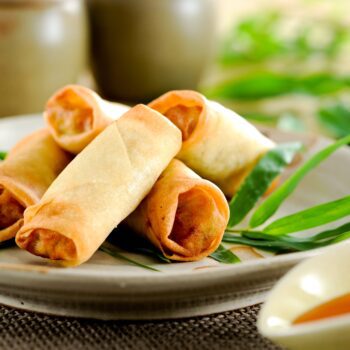 Frittierte Frühlingsrollen