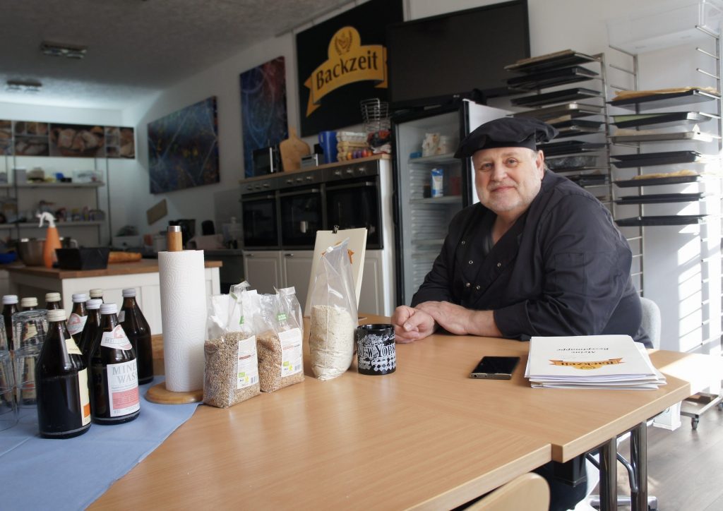 Lothar Rother im Backstudio