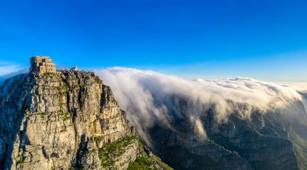 Tafelberg in Wolken