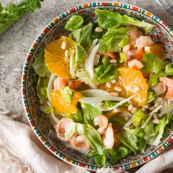 winterlicher Salat mit Fenchel und Orange