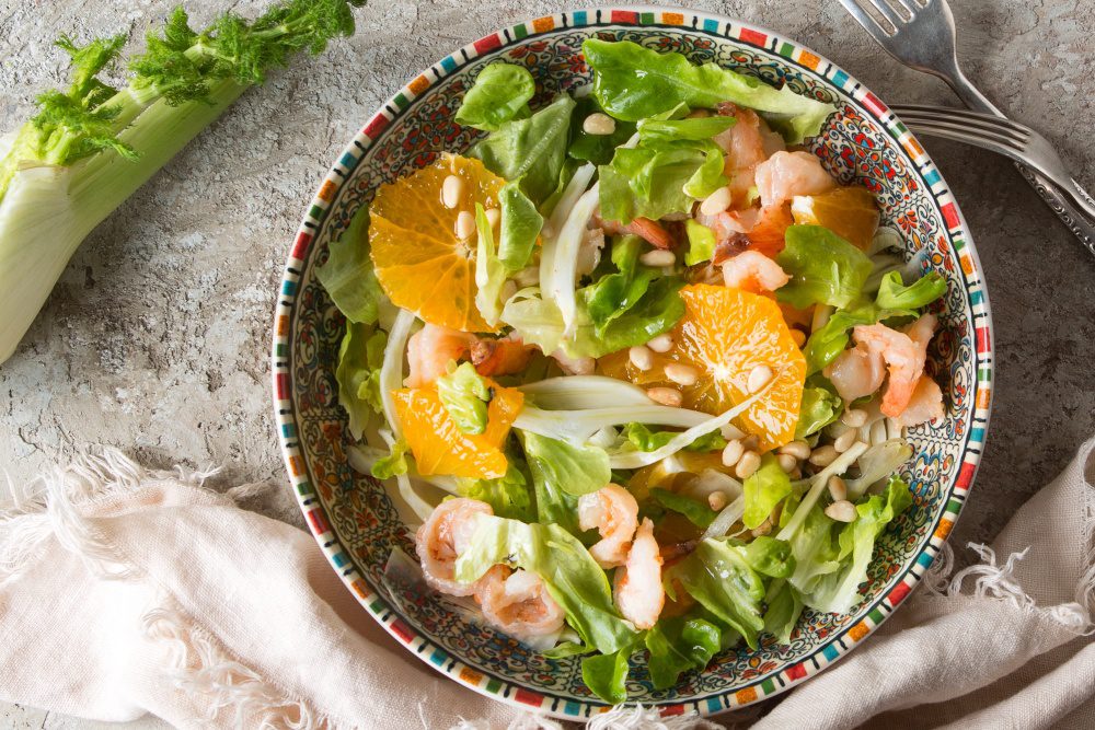 winterlicher Salat mit Fenchel und Orange