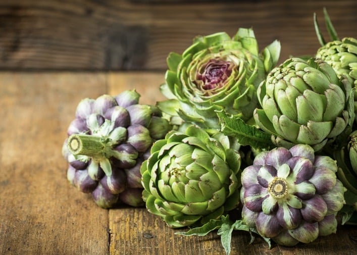 Farbspiel der Artischocken