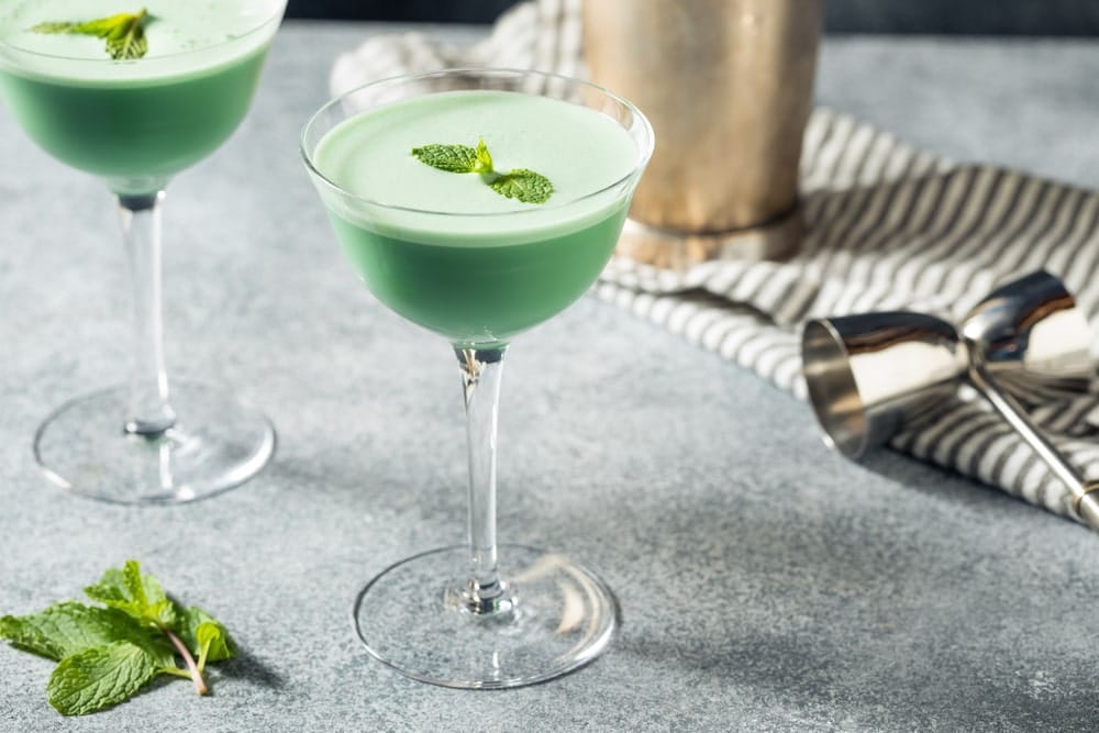 Grüner Eis-Cocktail