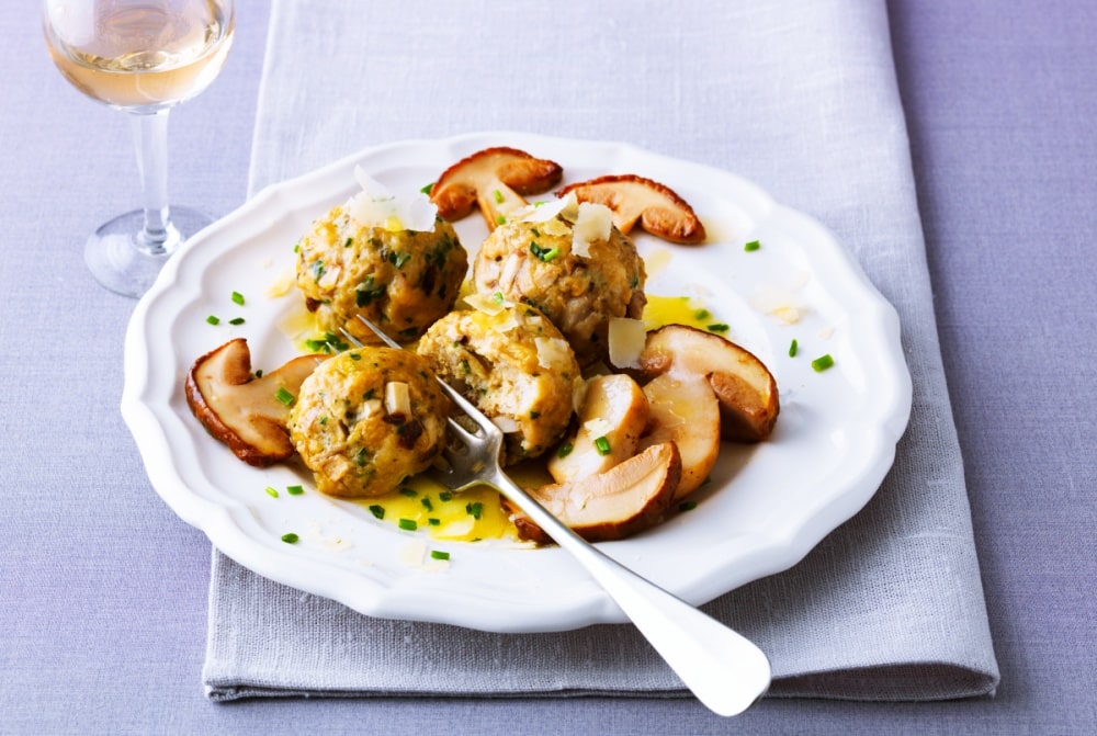 Südtiroler Steinpilzknödel Rezept