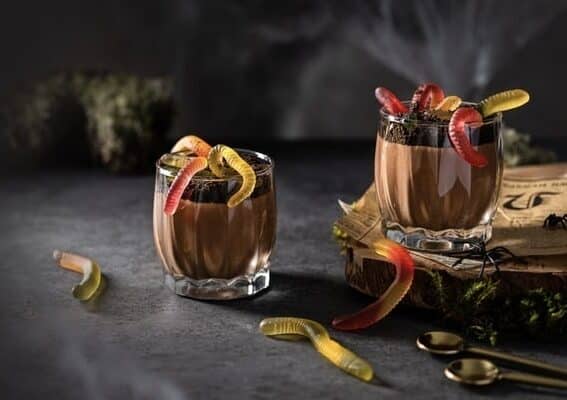 Mousse au chocolat Halloween