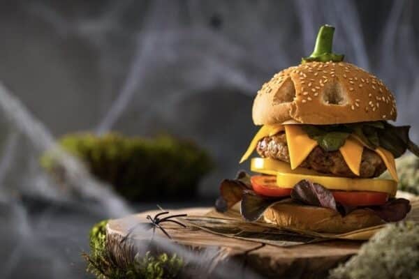 Burgerrezept für Halloween