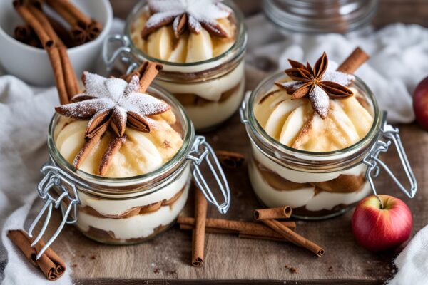 Bratapfel-Tiramisu im Glas