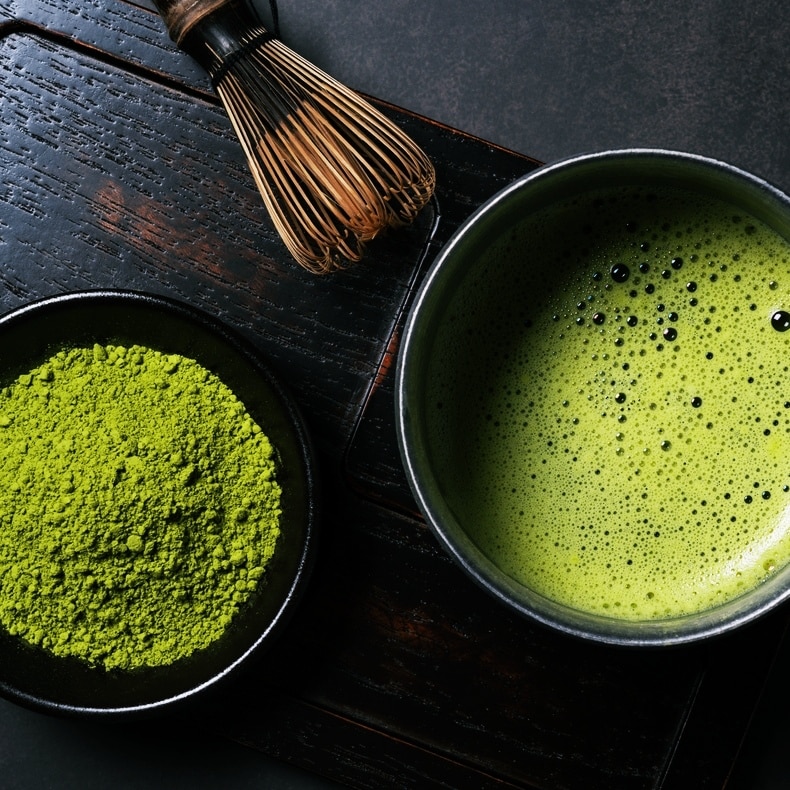 Matcha-Pulver