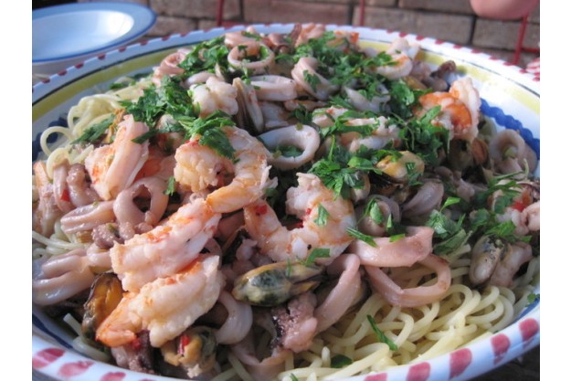 Italienische Regionen - Ligurien auf den Tisch