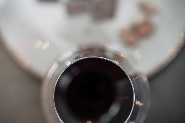 Wein und Schokolade