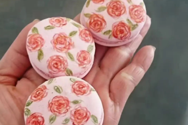 Macarons-Kurs Köln – Rosen Macarons