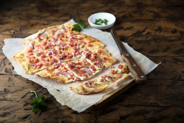 Online Kochkurs – frischer Flammkuchen