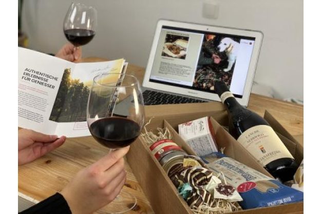 Online Firmenfeier mit Genussbox