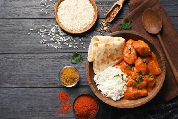 Online Kochkurs – Butter Chicken mit Reis und Naan