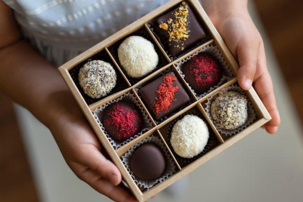Pralinenkurs Würzburg – Pralinenschachtel
