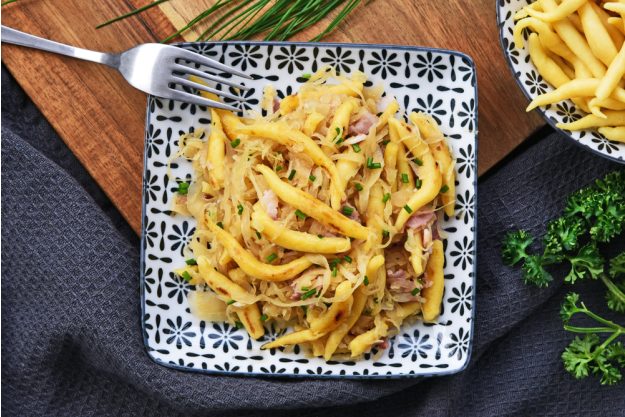 Schwäbischer Kochkurs Stuttgart -Schupfnudeln mit Kraut selber machen