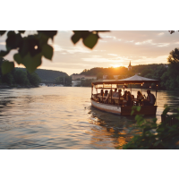 Weinprobe Regensburg auf Schiff Donau