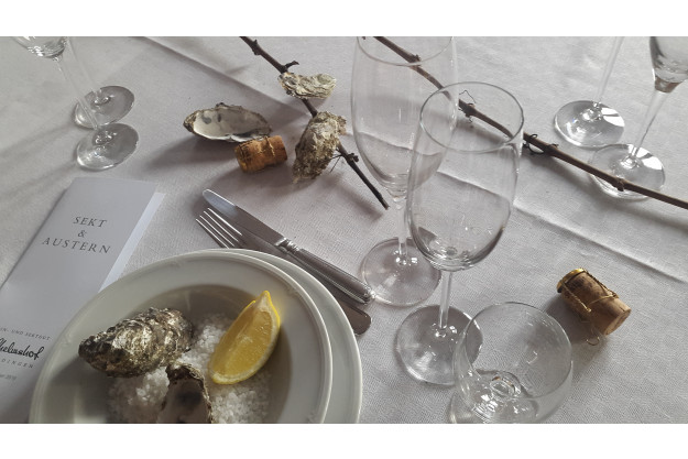 Austernprobe Pfalz die besten Austern mit Sekt