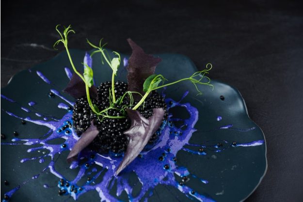 Molekularer Kochkurs Mannheim – Risotto in Schwarzblau