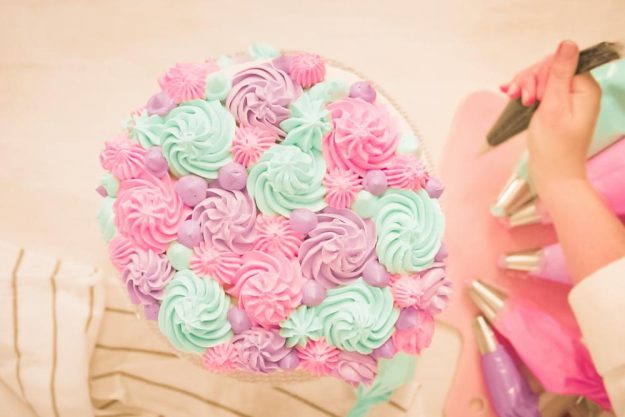 Tortenkurs Augsburg – Pastellblumen