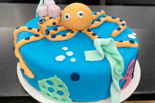 Tortenkurs Mannheim – Motivtorte Meer