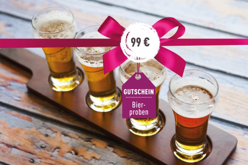 Gutschein für Bierprobe Gutschein für Bierprobe 99€