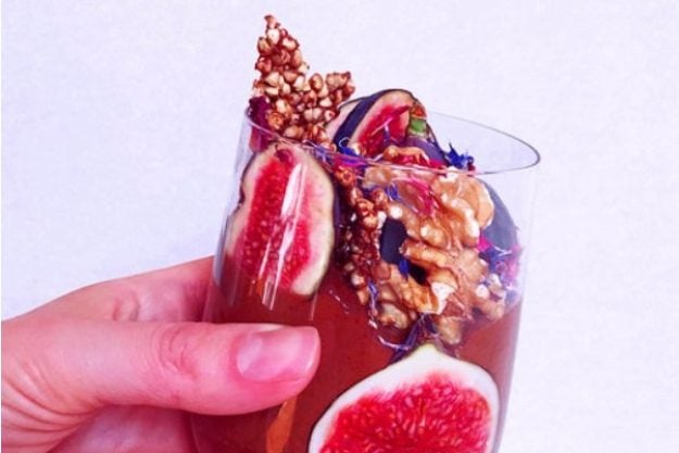 Schokolade macht glücklich – Dessert mit Schokolade und Feigen