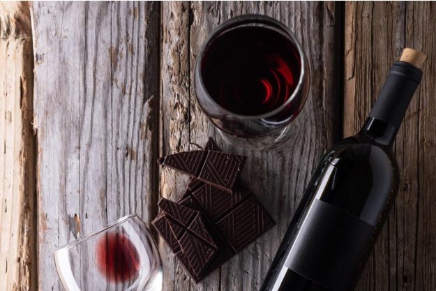 Weinprobe München – dunkle Schokolade