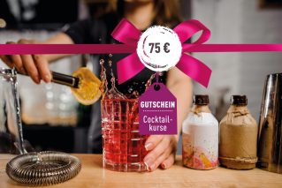 Cocktailkurs-Gutschein Cocktailkurs-Gutschein 75€